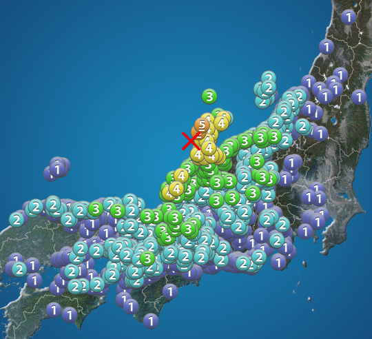 石川県西方沖でM6.6の地震 最大震度5弱 津波被害の心配なし - ウェザー