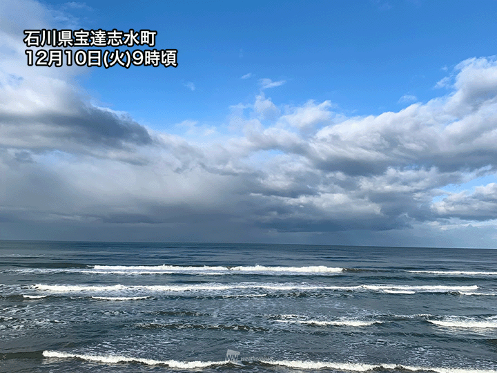 北陸はつかの間の青空 午後は再び雨や雪が降りやすい天気に - ウェザー