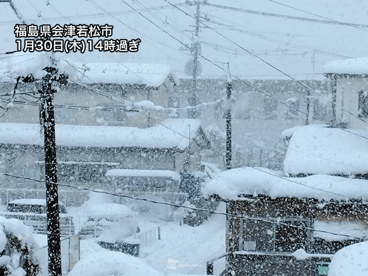 午後も断続的に強い雪 明日の朝にかけても積雪増加 沿岸部は霰にも注意