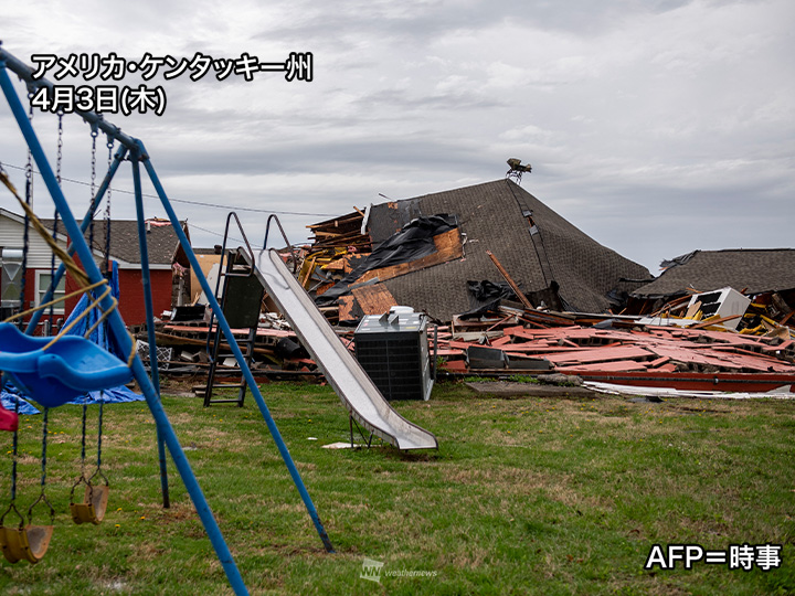 アメリカの嵐 すでにトルネードによる被害 大雨による洪水のおそれも