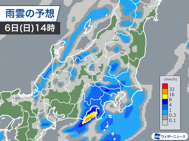 今日4月6日(日)の天気予報 東日本や北日本は雨 西日本は日差し