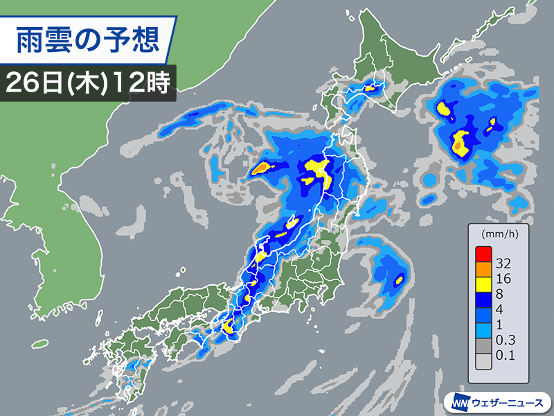 今日も梅雨前線の活動活発で強雨のおそれ 道路冠水に注意 - ウェザー