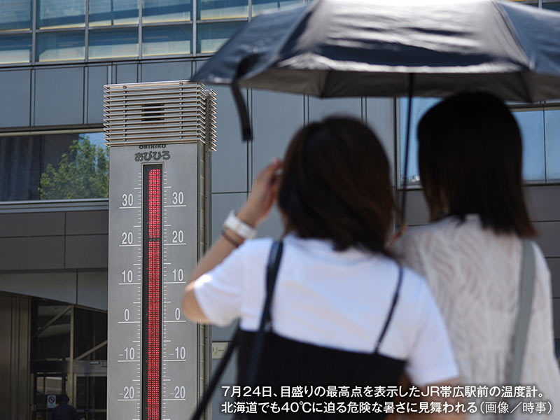 過去20年で熱中症死亡者数が約5倍に増加 温暖化で日本の“暑さ”に