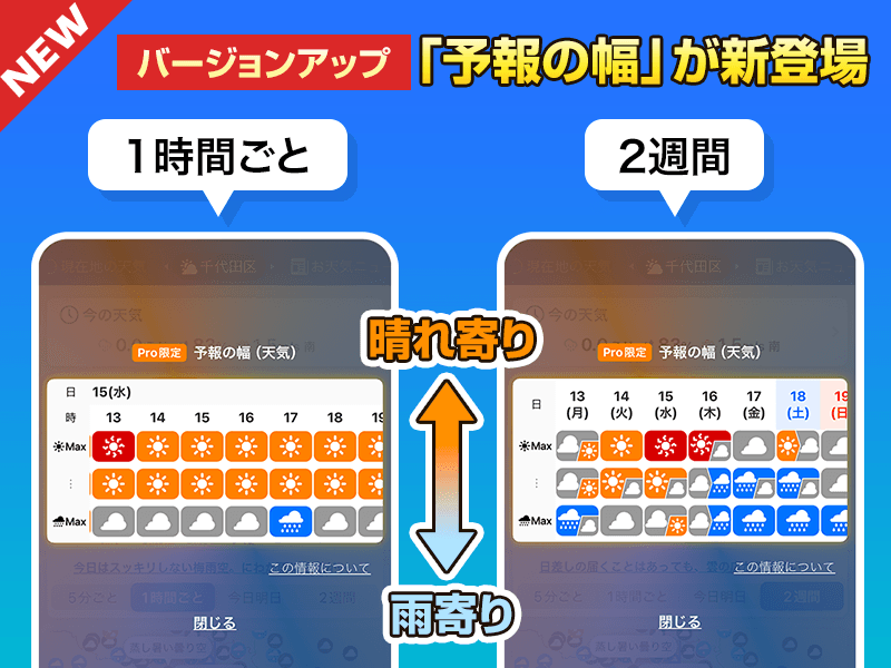 ウェザーニュースアプリ Ver.7.3.0の新機能ご紹介 - ウェザーニュース