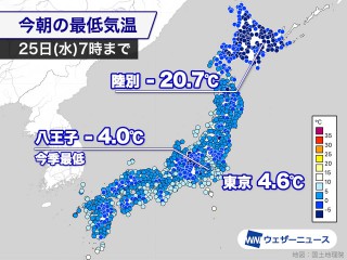 各地で冷え込んだクリスマスの朝 大阪では初霜・初氷観測 - ウェザー