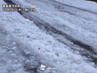 暖かい空気の流れ込みで雪から雨へ 路面状況の悪化に注意 - ウェザー