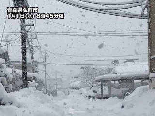 北日本日本海側は厳冬の年明け 積雪の更なる増加に注意 - ウェザーニュース