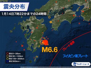 ヘドラ　（上陸期）　震度7でひかる 日向灘に割れ残りの領域」「今後もマグニチュード7程度の地震が