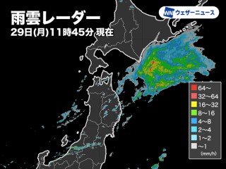 北日本を低気圧が通過 局地的な雨や風の強まりに注意 - ウェザーニュース