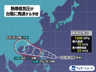 フィリピンの東で台風発生予想 次に発生すると“台風21号” - ウェザー