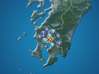 鹿児島県薩摩地方でM4.2の地震 霧島市で震度4 津波の心配なし