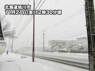 北海道日本海側で雪が強まる 明日にかけて札幌でも積雪増に注意