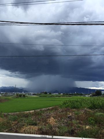甲府市北部、既に降...