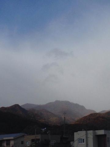 北西方向の空。あ...