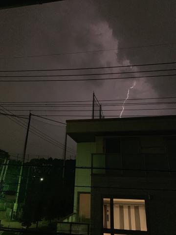 昨夜捉えた稲光 注目の空の写真 ウェザーニュース
