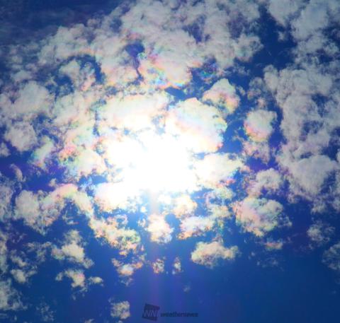 虹色のハート雲が出現 注目の空の写真 ウェザーニュース