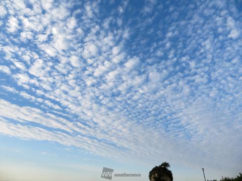美しい秋の朝空 注目の空の写真 ウェザーニュース