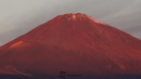 紅富士？赤富士？ 注目の空の写真 ウェザーニュース