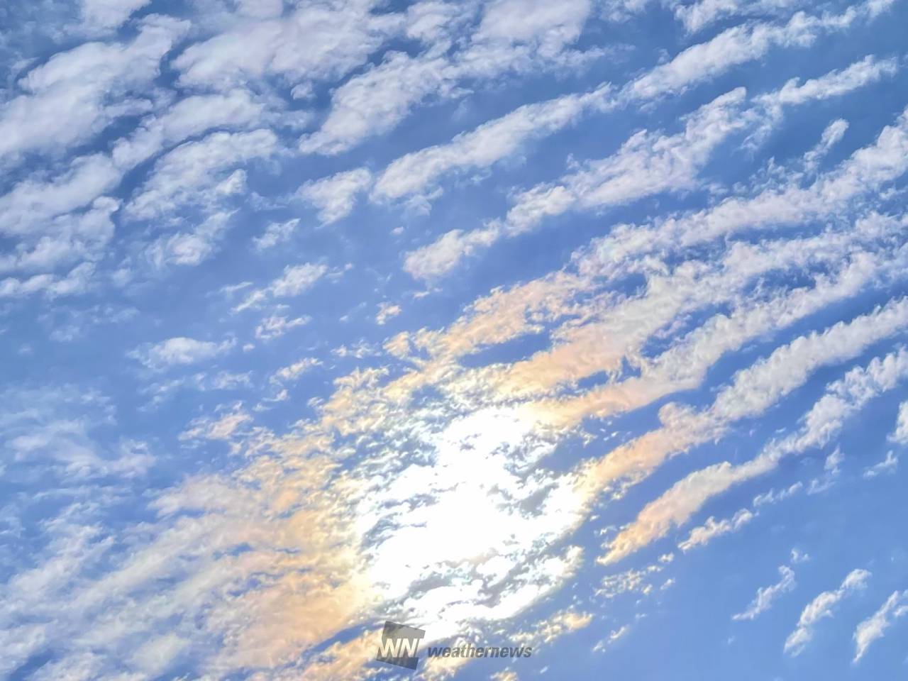 幻想的な虹色現象 注目の空の写真 ウェザーニュース