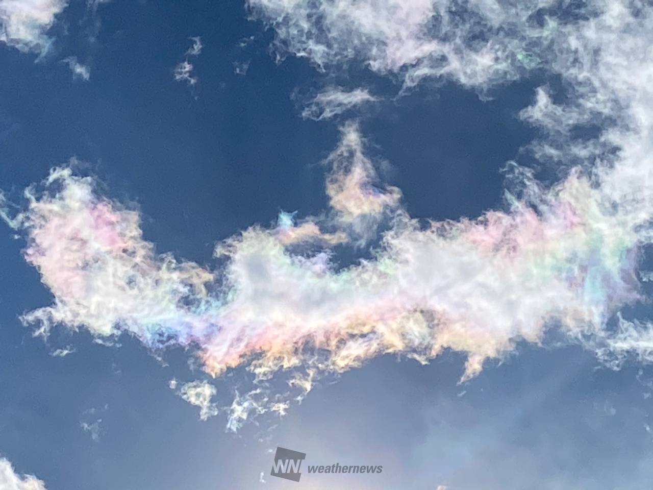 雲海洋次★陽光と雲★真作★油彩★ 幸せを呼ぶ雲「彩雲」 - 観測隊ブログ