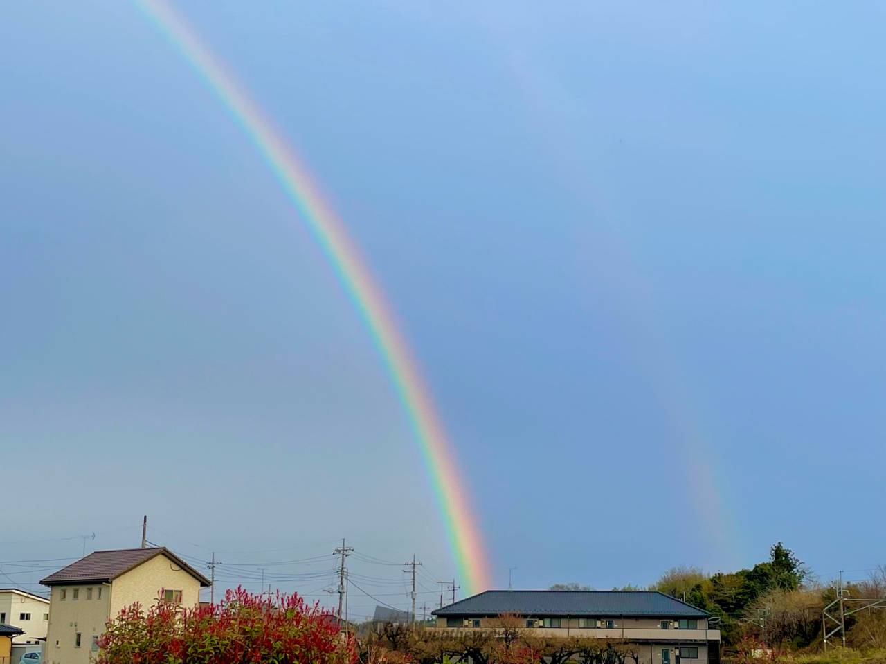 夕暮れ時に虹が出現 注目の空の写真 ウェザーニュース