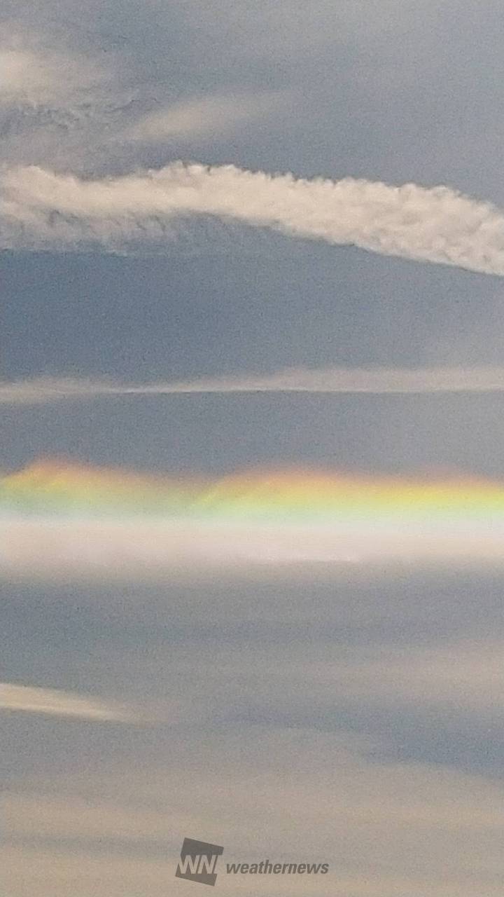 彩雲やハロが出現 注目の空の写真 ウェザーニュース