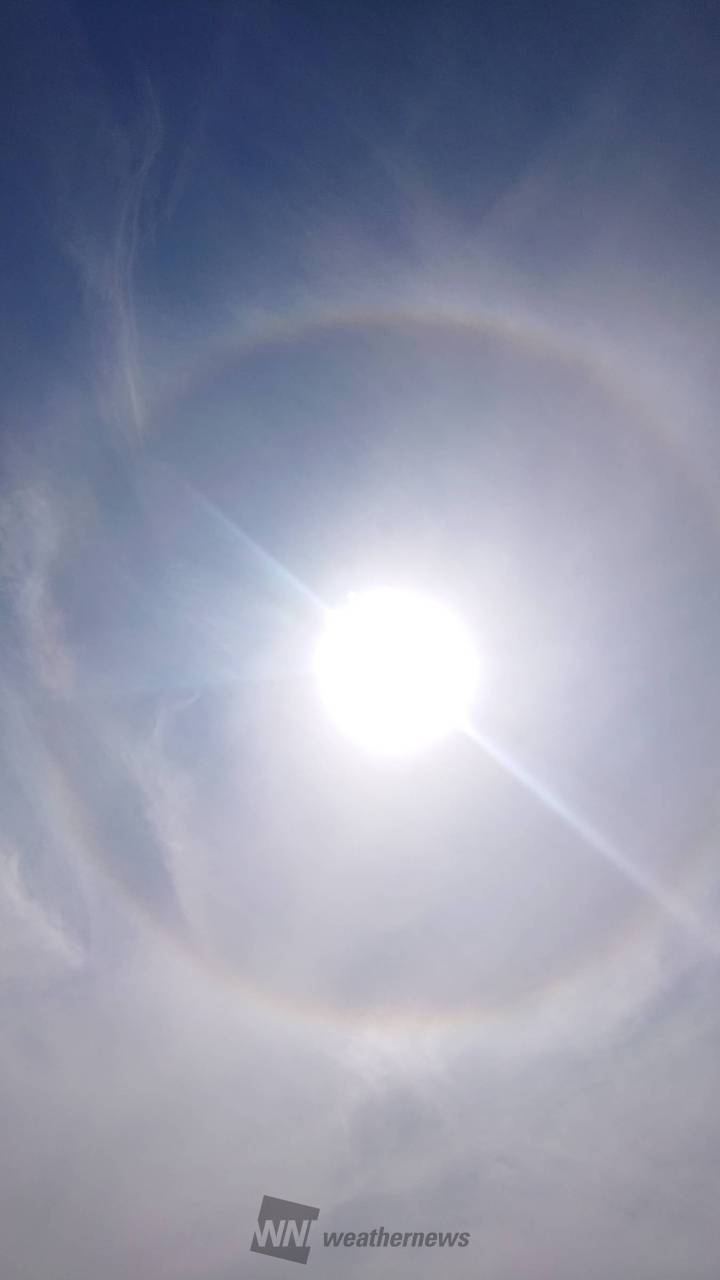 彩雲やハロが出現 注目の空の写真 ウェザーニュース