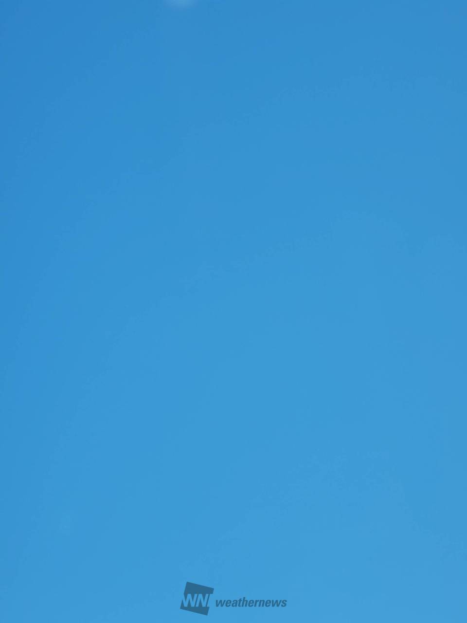 透き通るような青空 注目の空の写真 ウェザーニュース