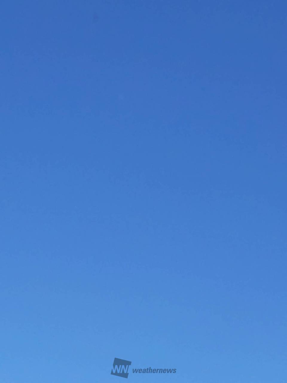 透き通るような青空 注目の空の写真 ウェザーニュース