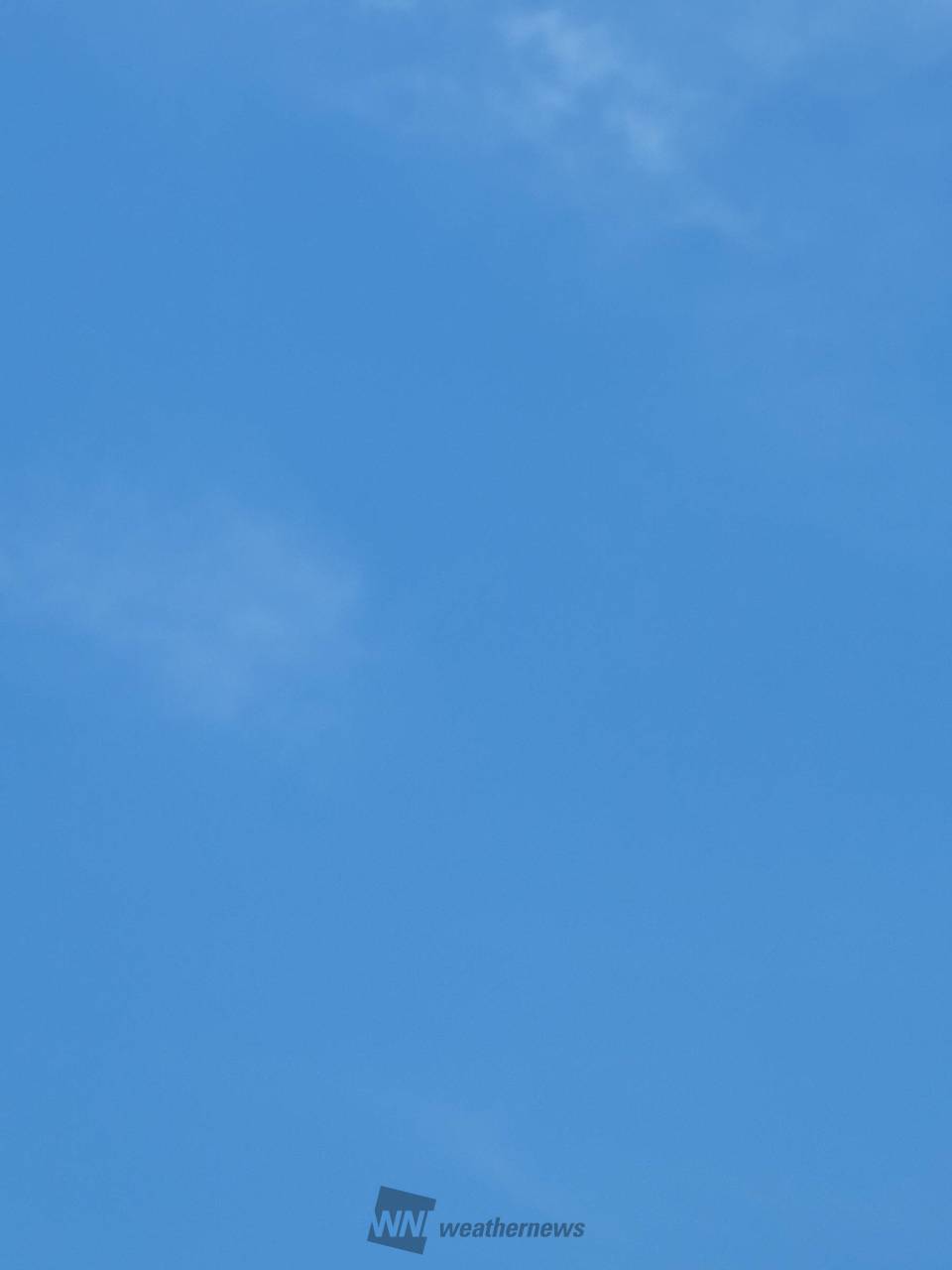 透き通るような青空 注目の空の写真 ウェザーニュース