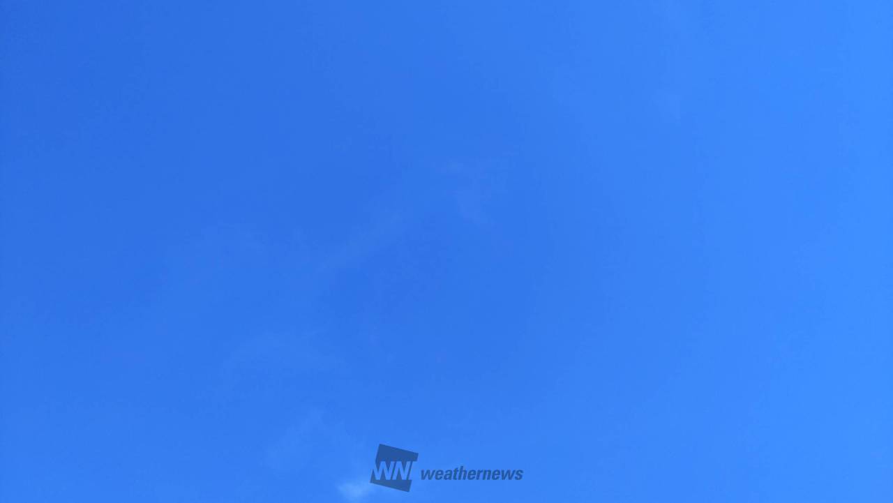 透き通るような青空 注目の空の写真 ウェザーニュース