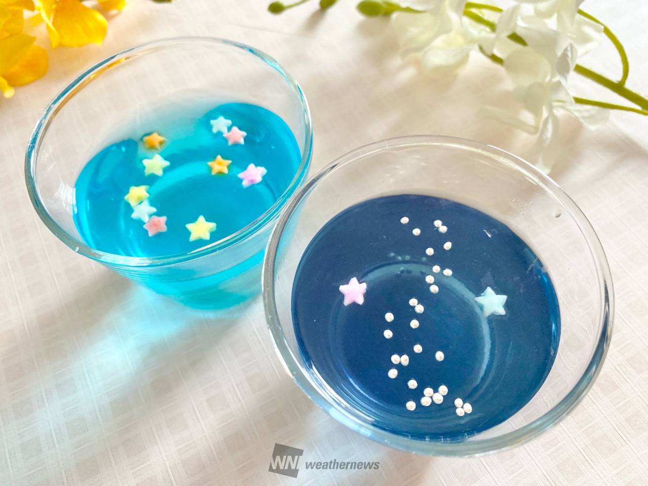 涼を感じる星空ゼリー 注目の空の写真 ウェザーニュース