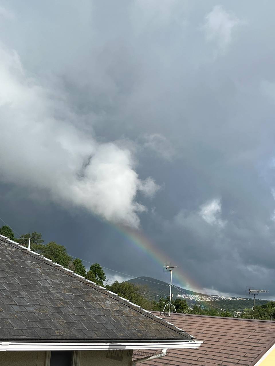 朝虹・ダブルレインボー 注目の空の写真 ウェザーニュース