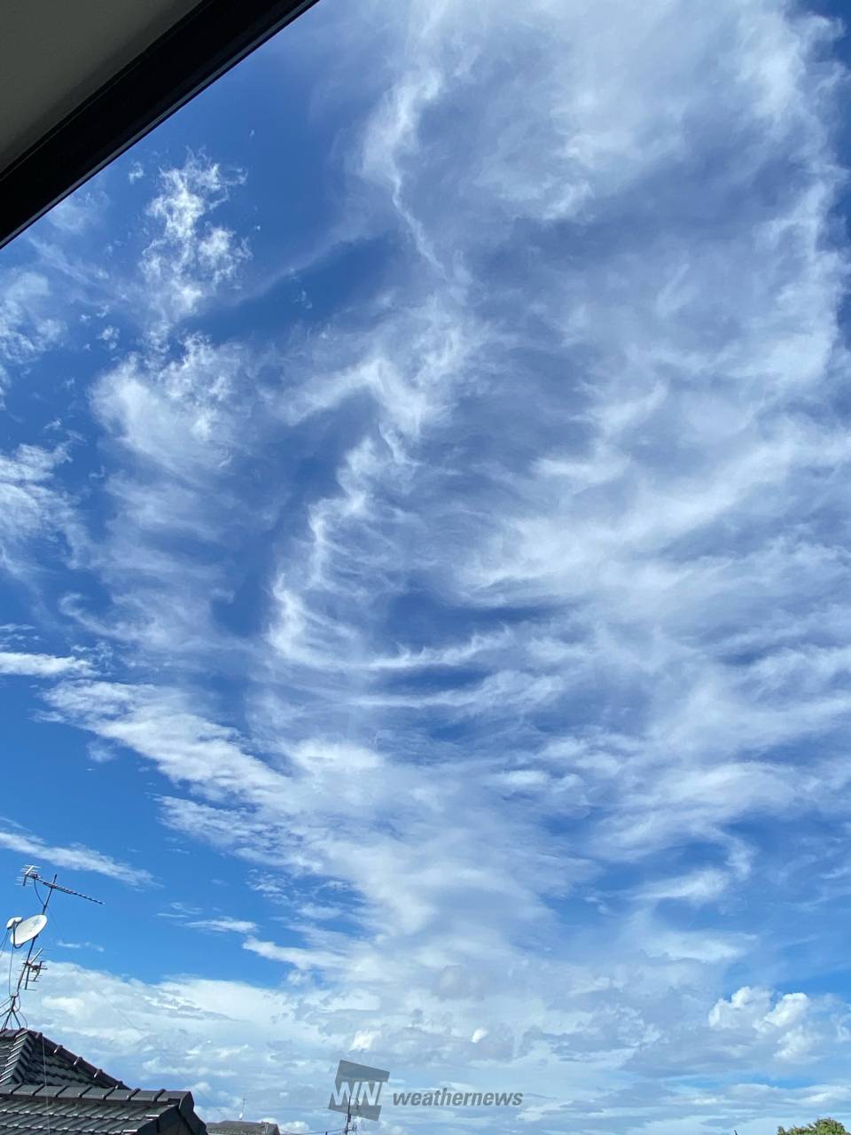 筆で描いたような雲 注目の空の写真 ウェザーニュース