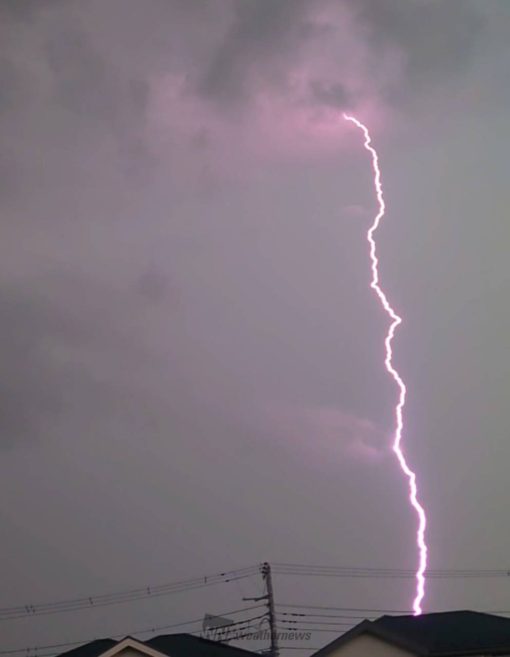関東で落雷多発 停電も発生 注目の空の写真 ウェザーニュース