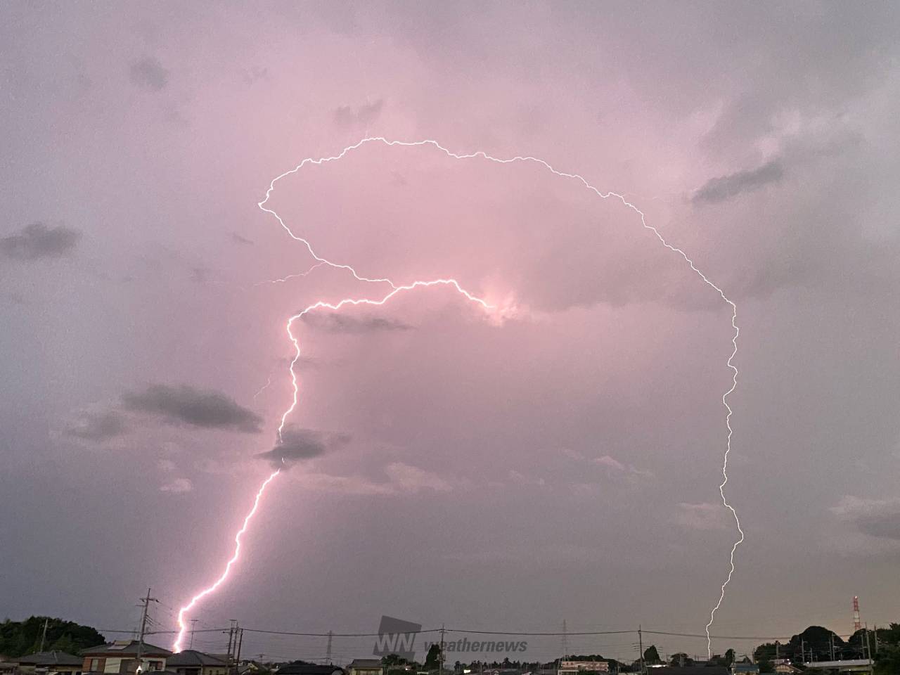 関東で落雷多発 停電も発生 注目の空の写真 ウェザーニュース