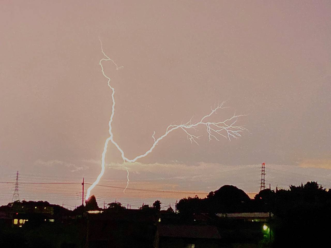 関東で落雷多発 停電も発生 注目の空の写真 ウェザーニュース
