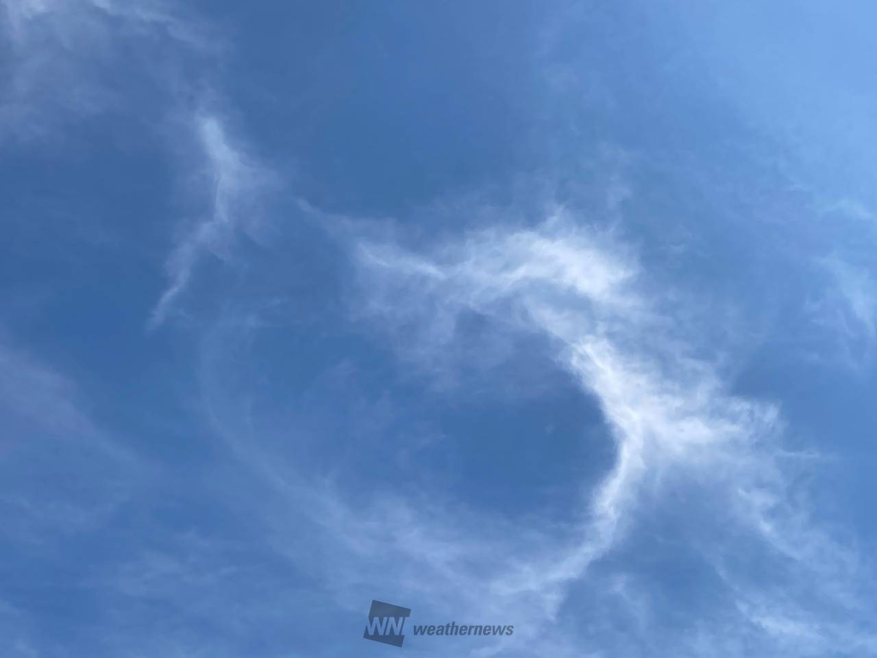 刷毛で伸ばしたような雲 注目の空の写真 ウェザーニュース