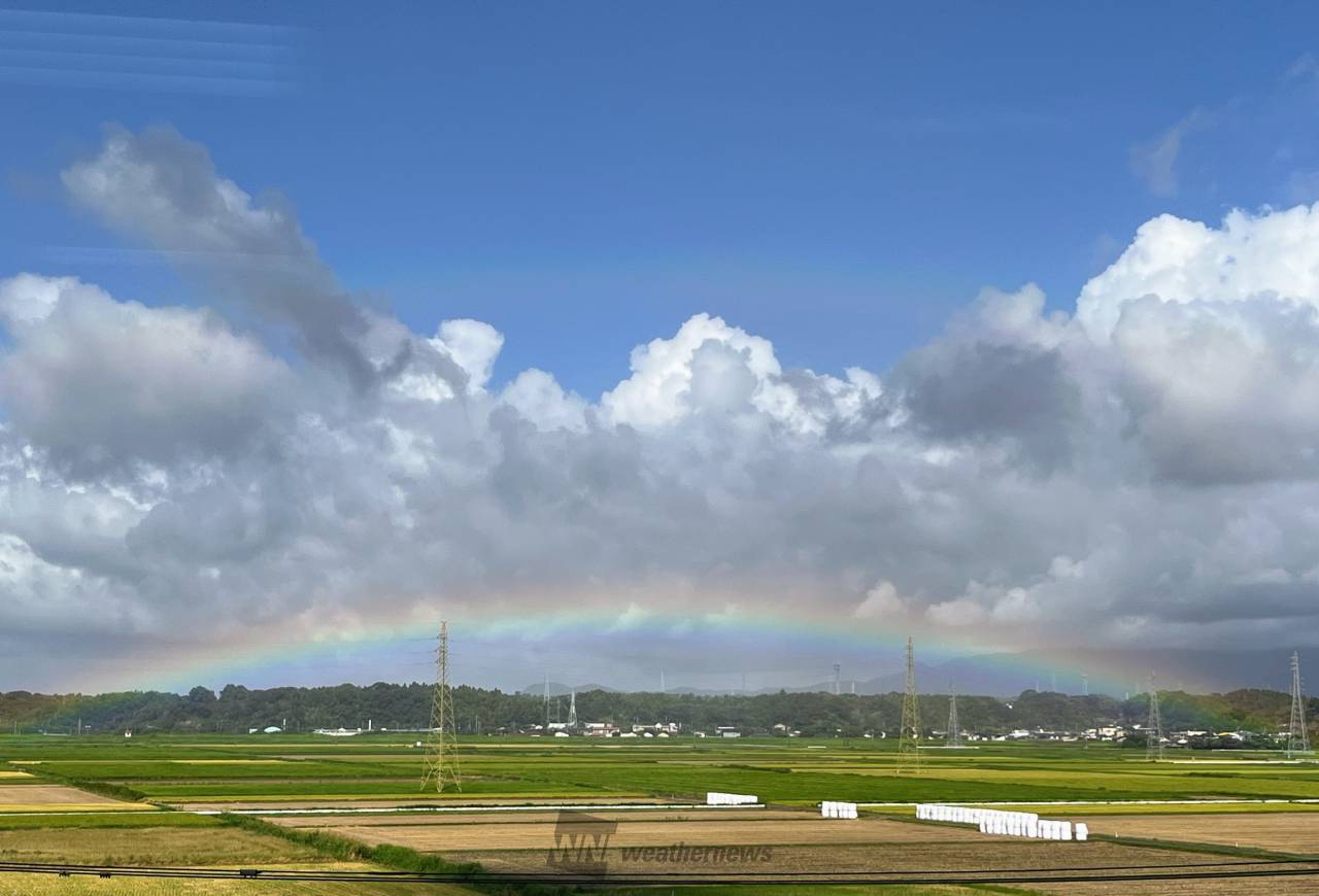 九州を中心に「虹」 注目の空の写真 ウェザーニュース