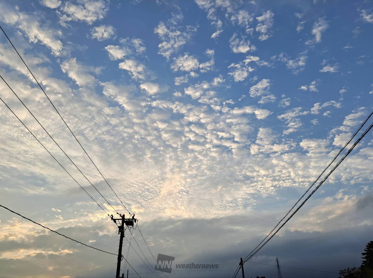 秋を感じさせる雲 注目の空の写真 ウェザーニュース