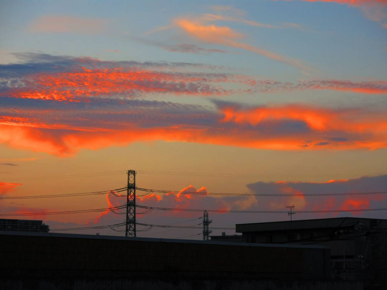 今日の夕焼け 注目の空の写真 ウェザーニュース