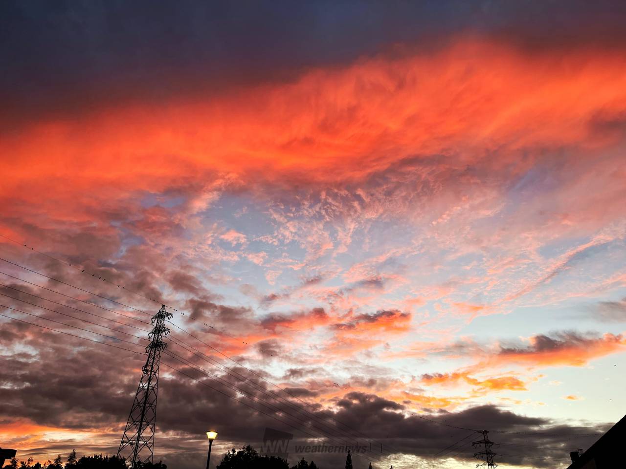 穏やかな夕暮れ 注目の空の写真 ウェザーニュース