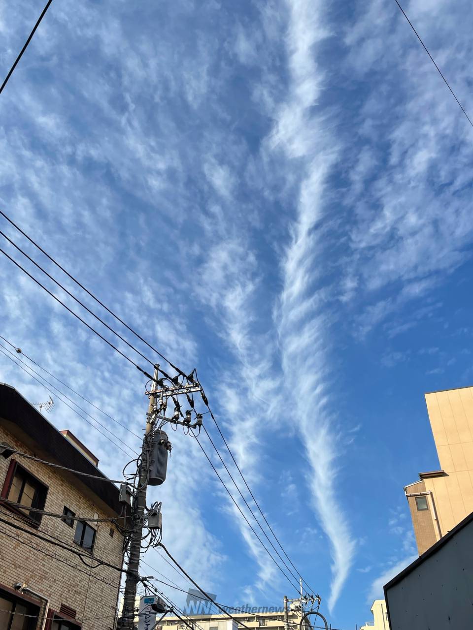 東京で不思議な雲 注目の空の写真 ウェザーニュース