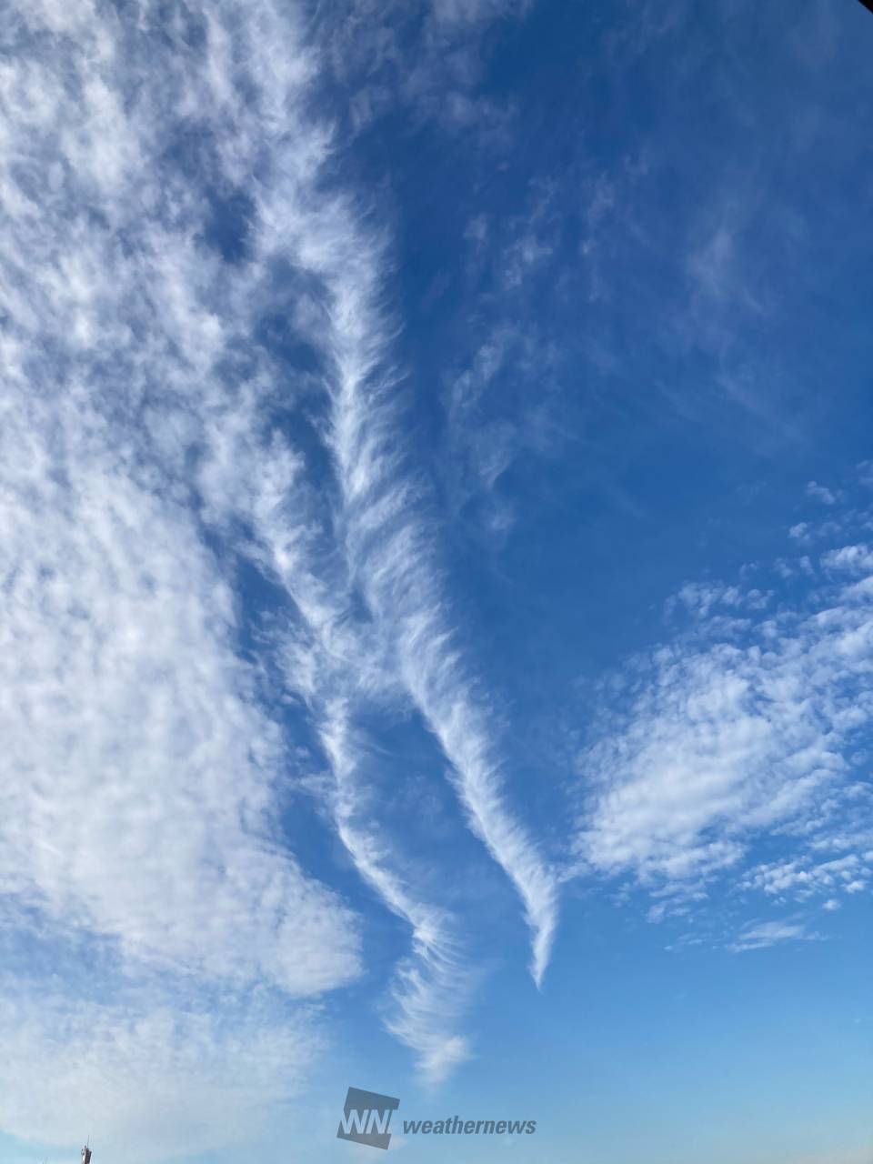 東京で不思議な雲 注目の空の写真 ウェザーニュース