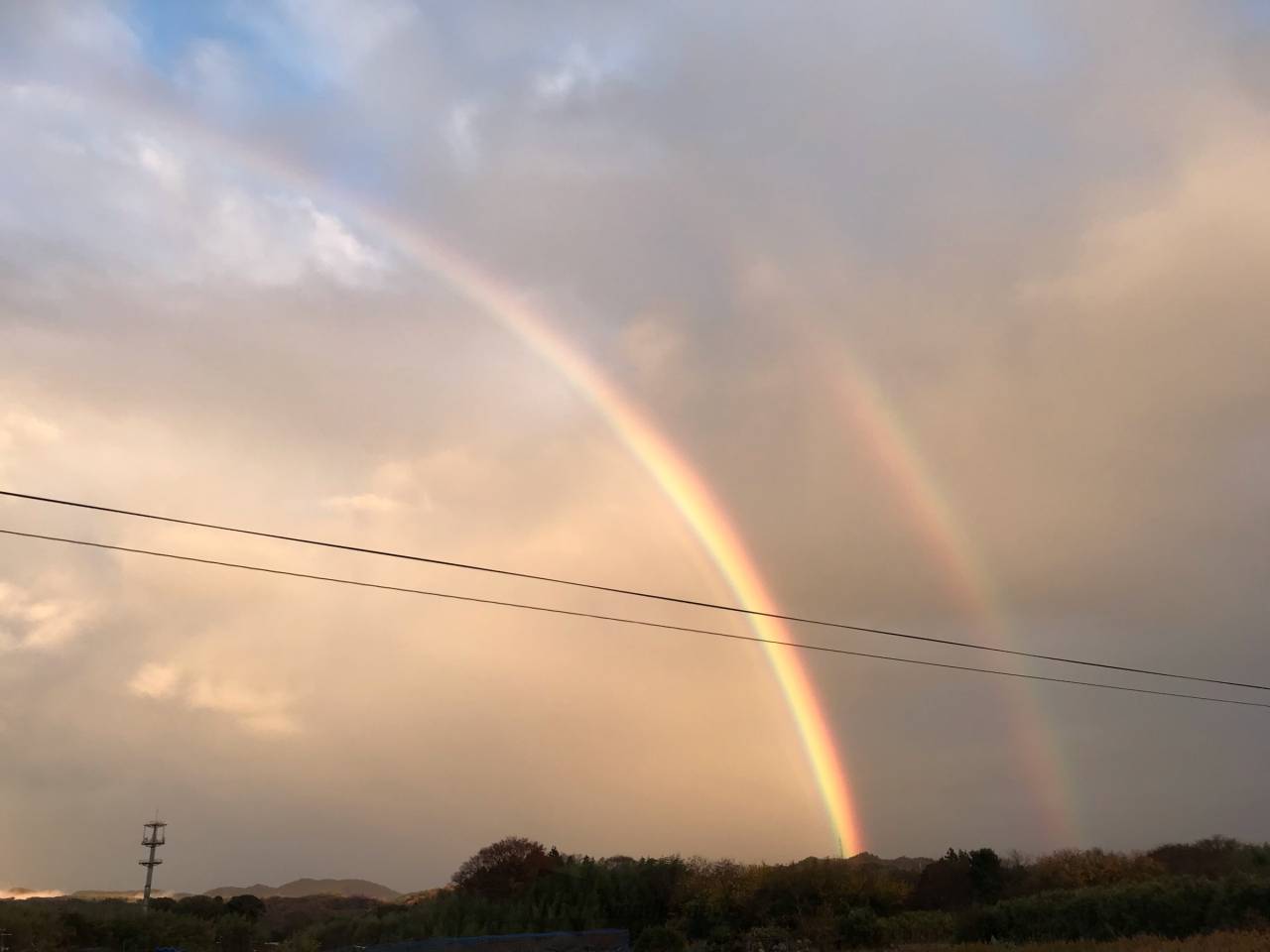 時間帯によって各地で虹 注目の空の写真 ウェザーニュース