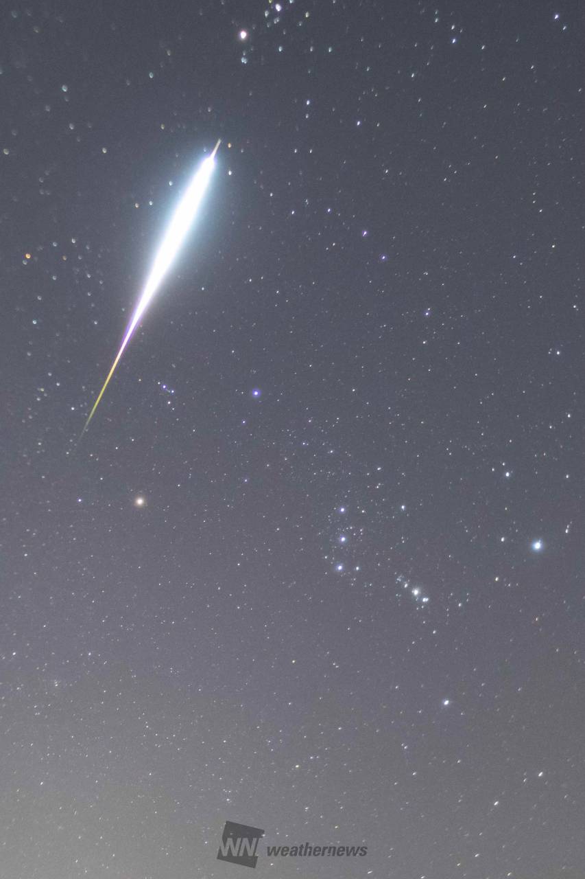 14日夜、ふたご座流星群が極大 注目の空の写真 ウェザーニュース