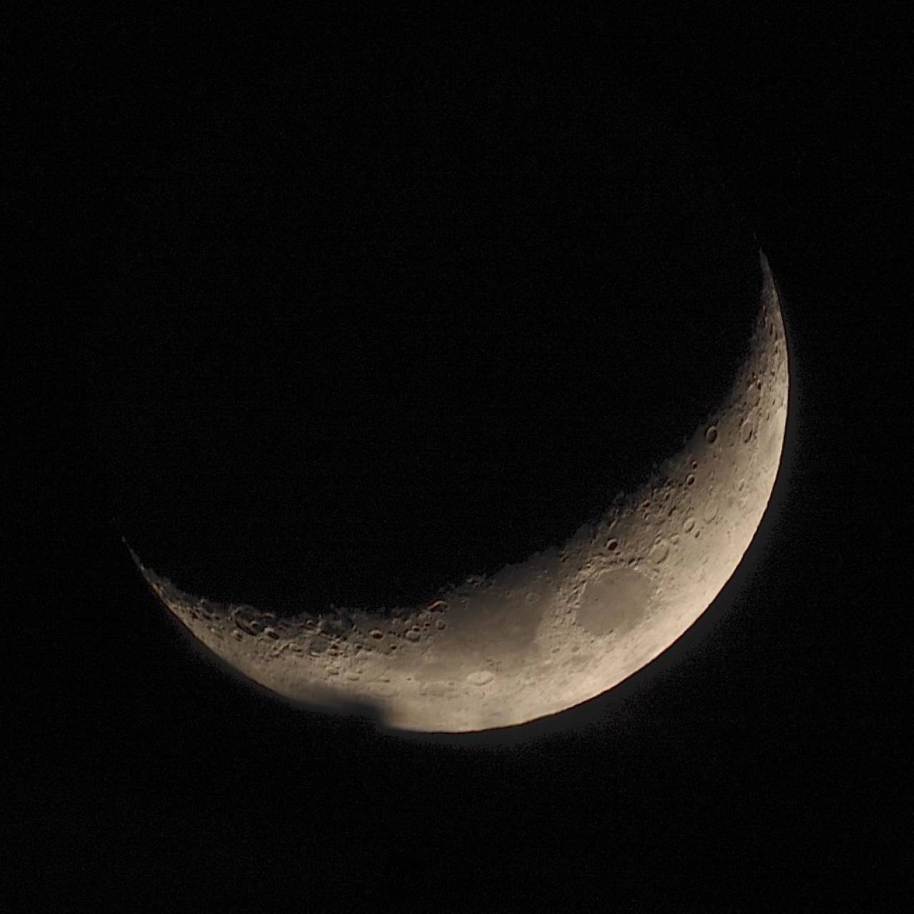 三日月の輝く夜 注目の空の写真 ウェザーニュース