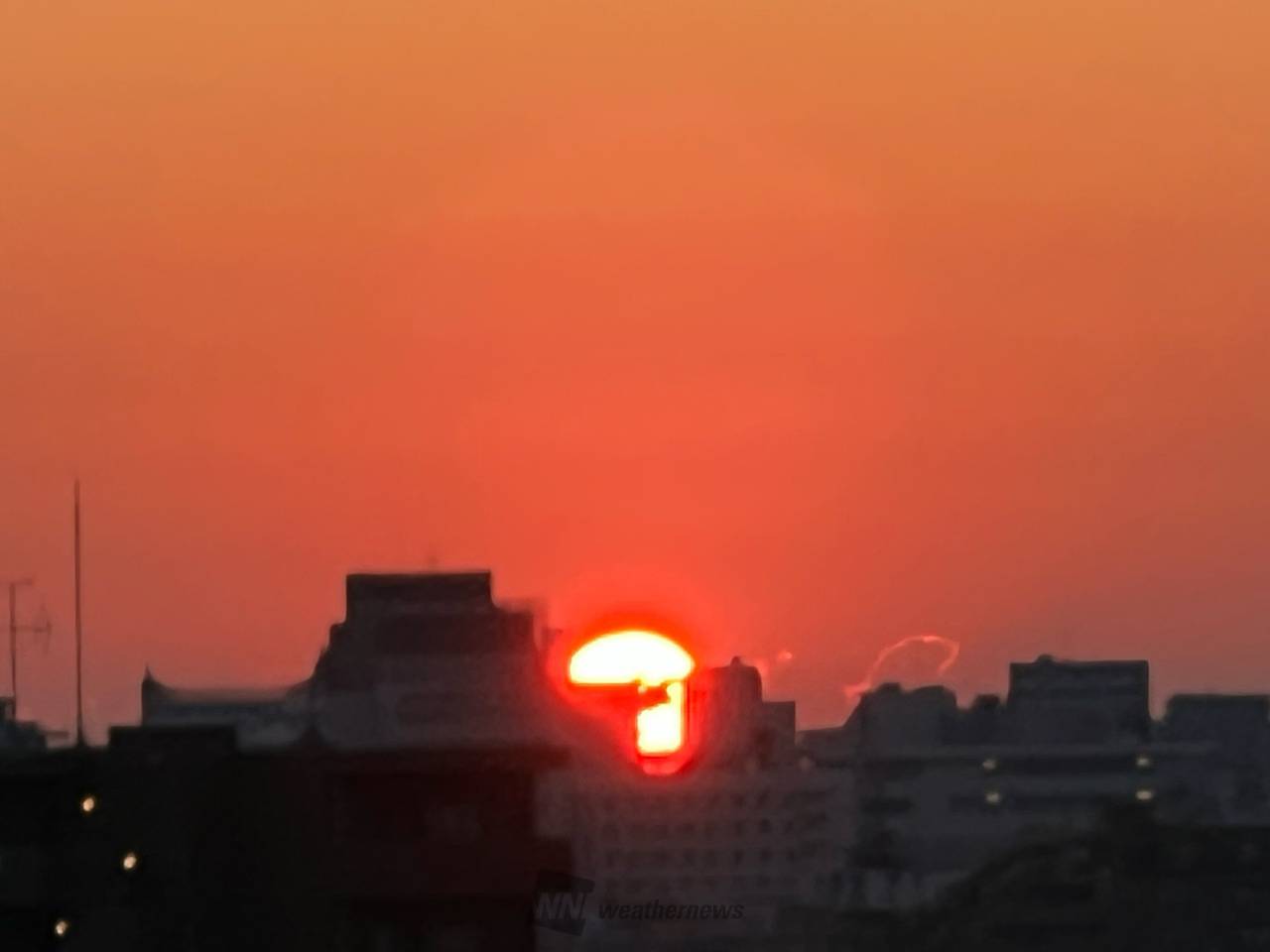太陽登場／ 注目の空の写真 ウェザーニュース