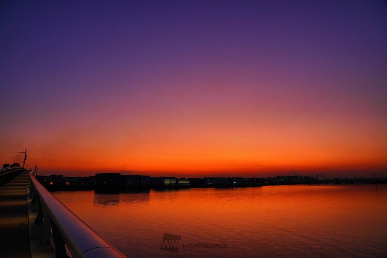 夕焼けタイム 注目の空の写真 ウェザーニュース