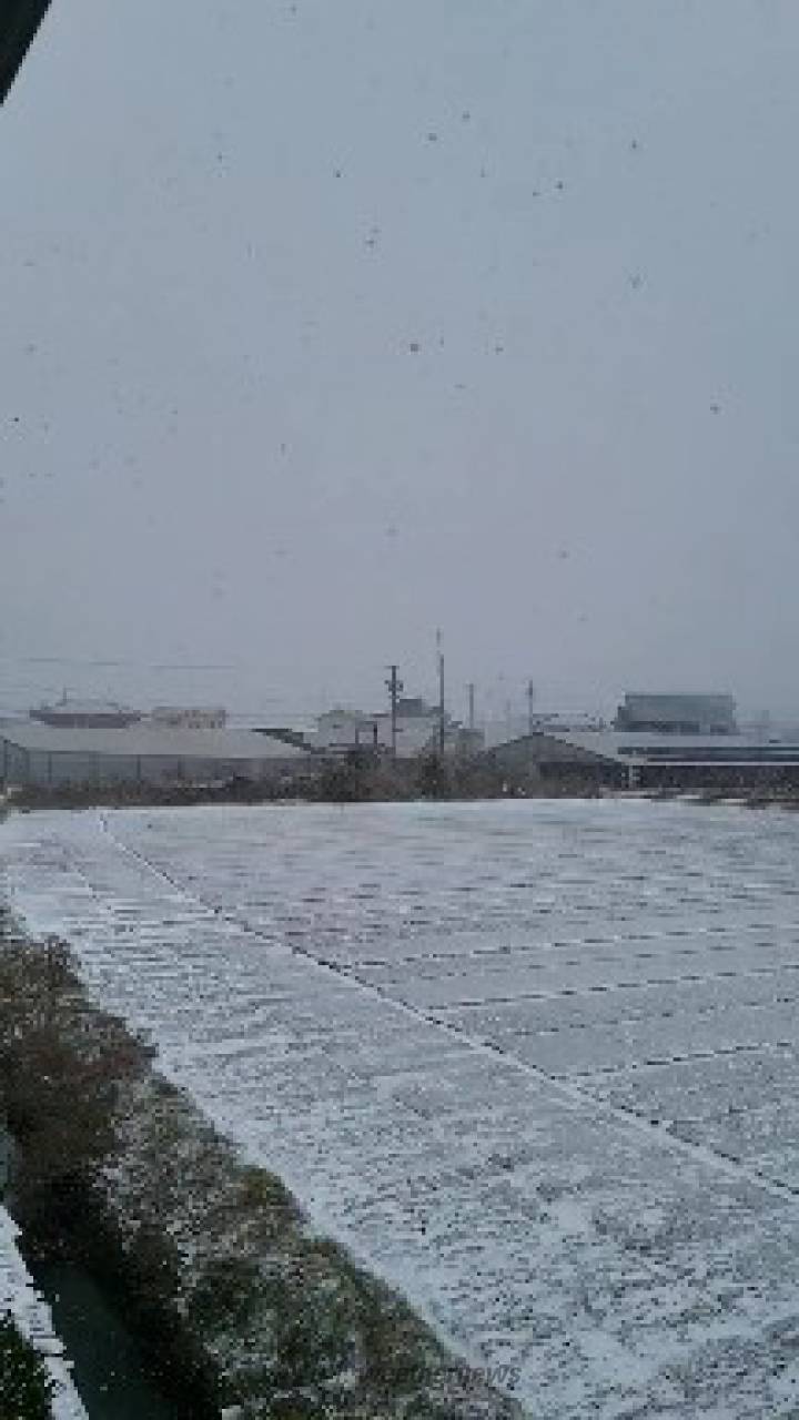 東海の雪の状況 25日 注目の空の写真 ウェザーニュース